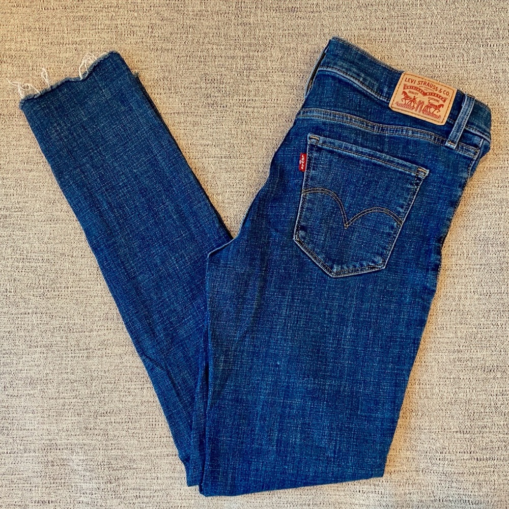 Levi's Women's Jeans 6 Stretch Denim 311 Shaping Skinny Jeans Blue Size W28 L30
